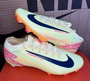 NEW Nike Zoom Vapor 16 Pro KM FG Kylian Mbappe Yellow Soccer FQ8689-800 Size 9 - Picture 1 of 6
