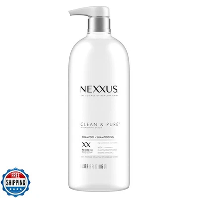 Champú clarificante Nexxus Clean and Pure, con ProteinFusion, cabello nutrido  Foto 1 de 4