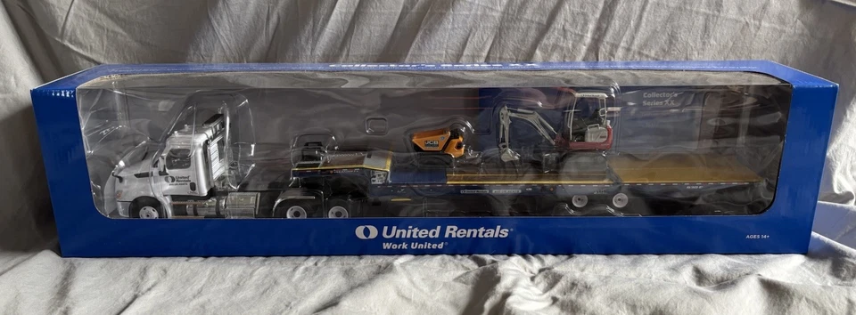 19-4321 First Gear Freightliner Tractor Trailer Equipment United Rentals Model - Image 1 of 4