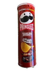 Neu Limitiert Pringles Texas BBQ Barbecue Brisket Kartoffelchips Chips 5,5oz - Bild 1 von 2