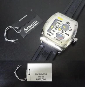 AZIMUTH BMF GAUGE MECHA AUTOMATIC MEN'S WATCH AUTHENTIC VERY RARE FROM JAPAN - Picture 1 of 10