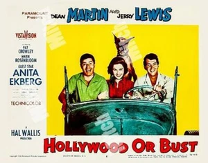 JERRY LEWIS and DEAN MARTIN in HOLLYWOOD OR BUST # 6  11 X 14  POSTER LOBBY CARD - Picture 1 of 1