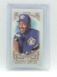 Joe Carter 2021 Topps Allen & Ginter Baseball - MINI #17 - Toronto Blue Jays - Picture 1 of 2