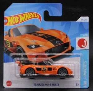 Hot Wheels ‘15 Mazda MX-5 Miata 69/250 HW J-Imports 3/10 Auto 1:64 2024 - Foto 1 di 2