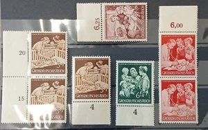 German Reich 1944 Welfare Fund Mother And Child Stamp Set Mnh Booklet Stamps - Picture 1 of 5