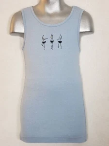 Capezio blau Tanzshirt Mädchen INTMD-L 19 1/2",B 11"/Damen X S-L 20",B 12" - Bild 1 von 8