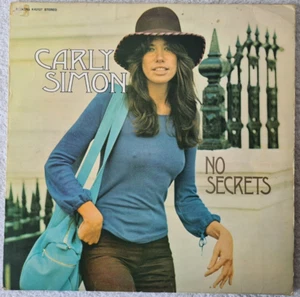 CARLY SIMON - NO SECRETS - VINYL LP RECORD - 1972 - ELEKTRA K 42127 - Picture 1 of 4
