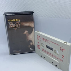 Eurythmics- 1984 - Virgin Label Cassette Tape Red Text - Picture 1 of 10