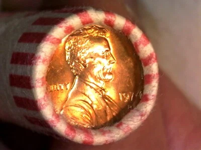 $$1974-D F.R.C.!- Lincoln Memorial Cents-OBW-Original- Rolls- BU/ Uncirculated! - Image 1 of 4