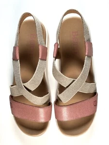 Born Kasady Sandals Women's Pink Italian Leather Slingback US Size 10 - Picture 1 of 15