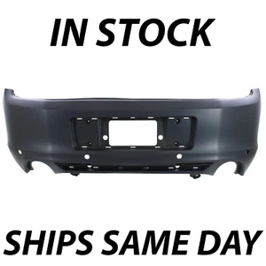 NEW Primered Rear Bumper Cover Fascia for 2013 2014 Ford Mustang w/ Park Assist - Picture 1 of 7