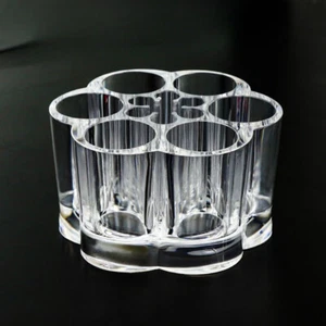 Transparent Cosmetic Makeup Organizer Desktop Lipstick Lip Balm Storage Rack New - Picture 1 of 7