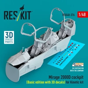 Mirage 2000D cockpit (Basic edition with 3D decals) for Kinetic 1:48 RSU48-0376 - Picture 1 of 4