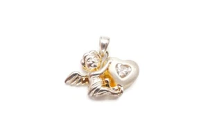 Colgante Corazón Cupido de Colección Plata Esterlina 925 CZ - Imagen 1 de 9