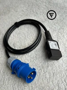 Genuine Audi e-tron Porsche EV Universal Charging Cable 32A CCE Commando Plug - Picture 1 of 4