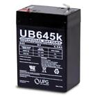 UB645 6V 4.5AH Sealed Lead Acid Battery (SLA) .187 TT