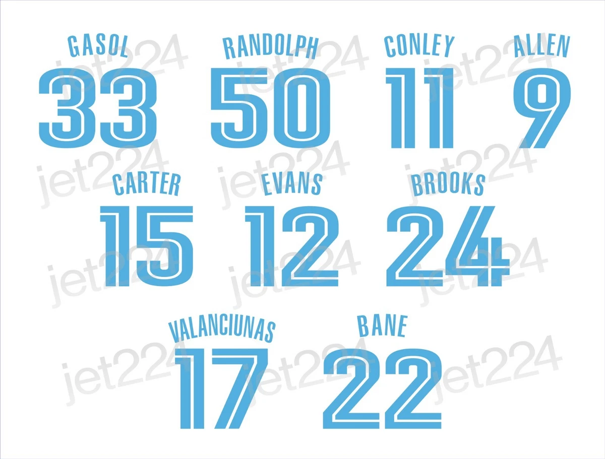 Memphis Grizzlies Vince Carter NBA Fan Apparel & Souvenirs for