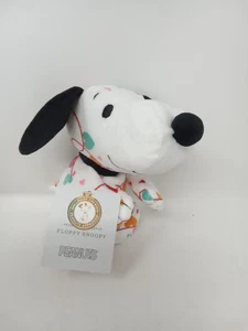 Nuevo con etiquetas Nuevo Floppy Snoopy Corazón en mi manga Peluche San Valentín Cacahuetes Sello - Imagen 1 de 8