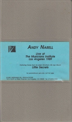Andy Narell Live at The Musicians Institute Los Angeles 1989 (Promo VHS Tape) VG - Image 1 of 2