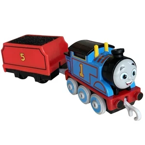 Thomas & Friends Blue Thomas Train 2021 Mattel & Red Tender - Bild 1 von 5