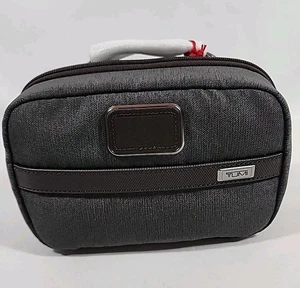 Tumi Alpha Split Travel Kit, Anthracite New, Tags 5.5" x 8.5" FREE SHIP - Picture 1 of 4