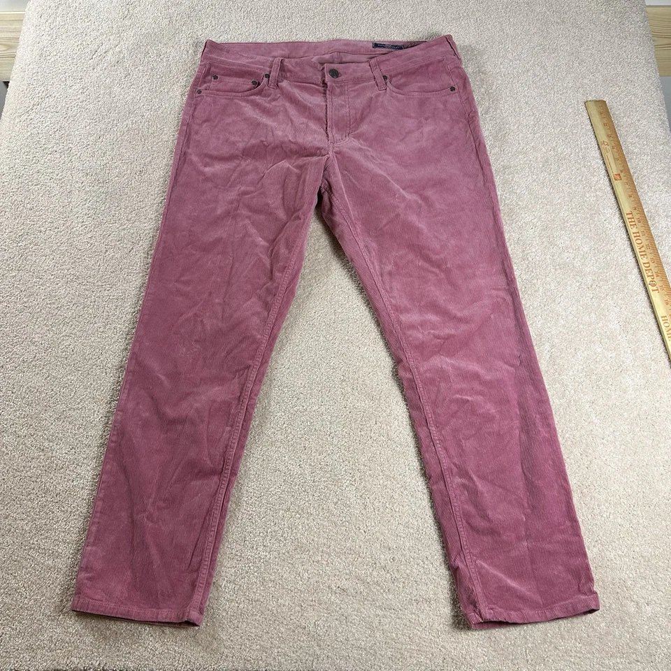 Pantalones Vineyard Vines Para Hombre 36x30 *37x28.5* Rosa Pana Rectos Informales Foto 1 de 4