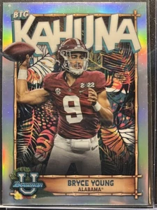 2022 Bowman Chrome U Football Card TBK-1 Bryce Young Big Kahuna Insert Rare SP - Picture 1 of 2