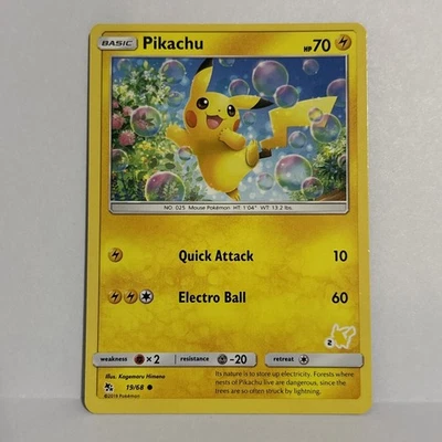 Pikachu - (#2 Pikachu Stamped) 019/068 Battle Academy Regular - Image 1 of 2