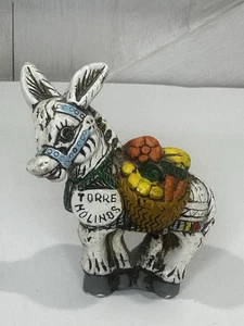 Burro WEARING Straw HAT DONKEY Smiling Carry Vegetables Spain Torre Molinos 3 - Picture 1 of 8