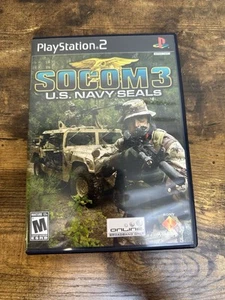 SOCOM 3: U.S. Navy SEALs (Sony PlayStation 2, 2005) CIB Mint tested and working - Picture 1 of 5