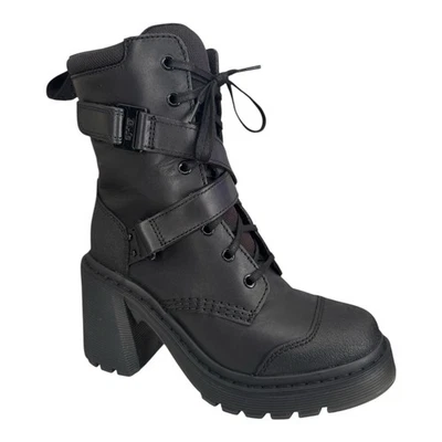 Botas Dr. Martens Chesney Tech negras con cordones para mujer EE. UU. 7/UE 38 41154001 RARAS Foto 1 de 4