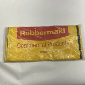 Rubbermaid Commercial 6183 Zippered Yellow Vinyl Cleaning Cart Bag New - Picture 1 of 4