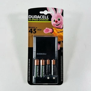 Cargador de batería avanzado de alta velocidad Duracell CEF27 con 2 pilas AA y 2 pilas AAA - Imagen 1 de 2