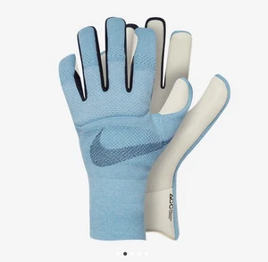 Nike Vapor Dynamic Fit Goalkeeper Gloves Blue Fury Size 9. - Picture 1 of 7
