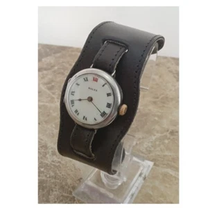 WW1 Trench Military Officers Silver Rolex  Wrist Watch 1917 - Picture 1 of 18