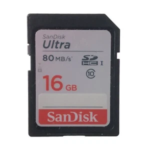 SanDisk Ultra SD SDHC 16GB SDXC 80MB/s UHS-I U1 Memory Card - Picture 1 of 1