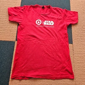 Target x Star Wars Adult Small Red T-Shirt Sharetheforce Employee Graphic X1a - Picture 1 of 7
