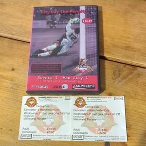 Doncaster Rovers V Manchester City - Club Shop Match DVD & Tickets - Picture 1 of 3