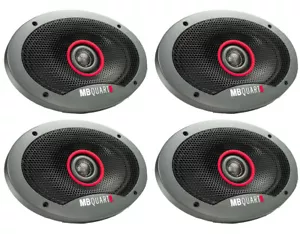 4) MB Quart FKB169 6x9" Formula Series 150W 2-Way Coaxial Car Audio Speakers - Picture 1 of 2