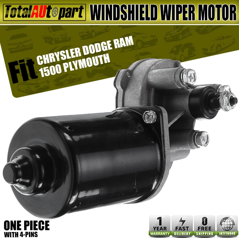 Motor limpiaparabrisas delantero para Chrysler Shadow 1989-1994 Spirit Dodge Plymouth Foto 1 de 4