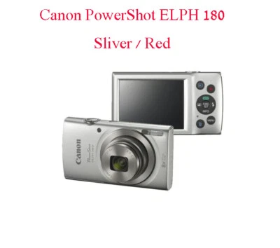 Canon PowerShot ELPH 180 20MPDigital Camera-95% New Good Condition Fast shipping - Image 1 of 4