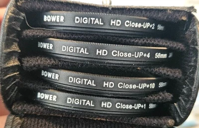 Bower Digital HD Close Up 58 mm Four Camera Lens Pack in case - Image 1 of 4
