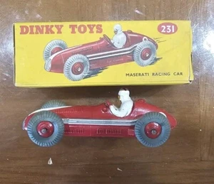 Vintage Dinky Toys Meccano #231 Maserati #9 - Picture 1 of 6