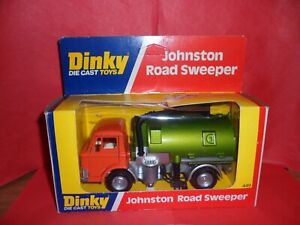 Dinky #449-Johnston Road Sweeper,Nr Mint In Nr Mint Orig Window Box,NOS,1974/75.