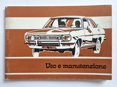 Chrysler Simca 2 Litri Manuale Uso Manutenzione Libretto Istruzioni Italia 1979 - Immagine 1 di 4