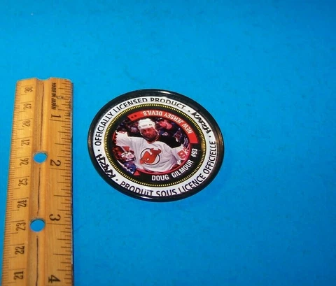 NHL Hockey Collectible Medallion New Jersey Devils  Doug Gilmour  Katch Cover