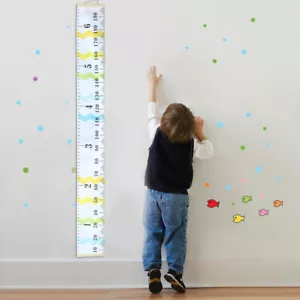 Creative Kids Growth Chart Children Height Measurement Ruler Hanging Wall Decal - Picture 1 of 11