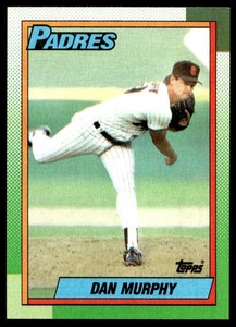 1990 Topps Dan Murphy RC San Diego Padres #649