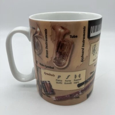 Taza Königitz Music Knowledge Inglés, Taza, Taza de Café, Porcelana Foto 1 de 4