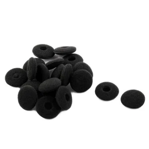 Cubiertas de auriculares esponja cojines almohadillas protector negro 1,8 cm diapositiva 20 piezas - Imagen 1 de 3